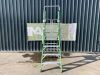 UNRESERVED Little Giant 1.15M 4 Step Fibreglass Platform Ladder - 2