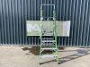 UNRESERVED Little Giant 1.15M 4 Step Fibreglass Platform Ladder - 2