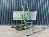 UNRESERVED Little Giant 1.15M 4 Step Fibreglass Platform Ladder - 3