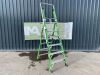 UNRESERVED Little Giant 1.15M 4 Step Fibreglass Platform Ladder - 2