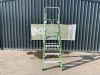 UNRESERVED Little Giant 1.15M 4 Step Fibreglass Platform Ladder - 2