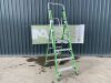 UNRESERVED Little Giant 1.15M 4 Step Fibreglass Platform Ladder - 3