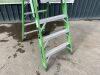 UNRESERVED Little Giant 1.15M 4 Step Fibreglass Platform Ladder - 4