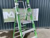 UNRESERVED Little Giant 1.15M 4 Step Fibreglass Platform Ladder - 5