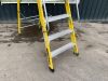 UNRESERVED Clow 1.68M 6 Step Fibreglass Platform Stepladder - 4