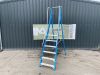 UNRESERVED Lyte 2.47M 7 Step Fibreglass Platform Stepladder