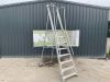 UNRESERVED Lyte 2.7M 8 Step Aluminium Platform Stepladder - 2