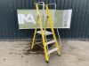 UNRESERVED Clow 3 Step Fibreglass Podium Ladder - 2