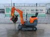 2012 Kubota K008-3 Micro Excavator c/w 3 x Buckets - 2