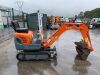 2012 Kubota K008-3 Micro Excavator c/w 3 x Buckets - 8