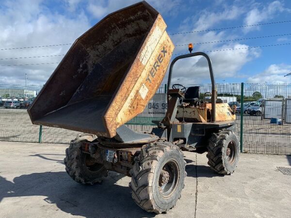 UNRESERVED 2007 Terex PS6005 6T Swivel Dumper c/w Road Light Kit & Beacon