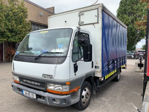 2004 Mitsubishi Canter FE649 Euro 3 Curtainsider