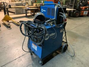 Miller Syncrowave 250 AC/DC Portable Welder & Miller Coolmate 3 Welding Unit c/w Mask, Torch & Cables