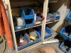 3 x Sections Of Blue Storage Bins & Contents - 3