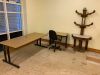 2 x Office Tables and Swivel Chair