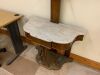 Large Antigue Marble Top Tabe/Hat Stand - 3