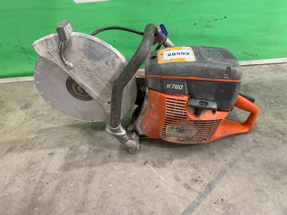 Husqvarna K760 Consaw c/w Blade ONLINE TIMED AUCTION DAY TWO