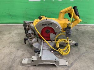 Dewalt DW771 Chopsaw c/w Blade