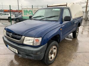 UNRESERVED 2002 Toyota Hilux D4D Single Cab