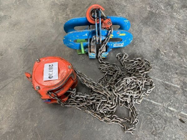 Beam Trollies & Chain Hoist