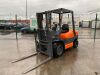 Toyota FDF30 3T Diesel Forklift c/w 2 Stage Mast