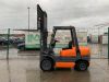 Toyota FDF30 3T Diesel Forklift c/w 2 Stage Mast - 2