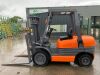 Toyota FDF30 3T Diesel Forklift c/w 2 Stage Mast - 6