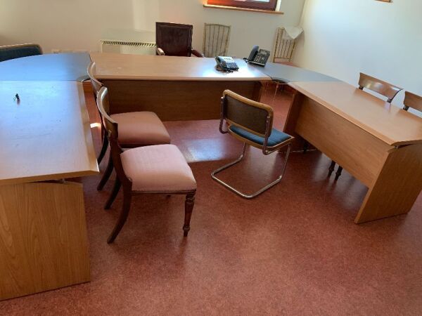 Boardroom Contents c/w Desks & Chairs