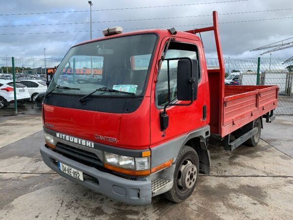 UNRESERVED 2004 Mitsubishi Canter FB634D 3.5T Dropside
