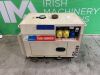 UNRESERVED Air Cooled Silent Diesel 5KVA Portable Generator