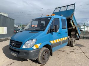 UNRESERVED 2008 Mercedes-Benz Sprinter 411 D/36 CDI Crew Cab Tipper