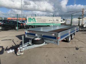 UNRESERVED NEW 2022 Brian James Twin Axle Dropside Trailer (19ft x 6ft)