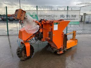 UNRESERVED MBW CG10G Wheeled Diesel Slipform Kerb Machine c/w Moulds, Senors, Line & Line Attachments