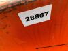 Orange Hydraulic Blade To Suit RTV - 9