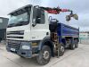 2013 DAF 85.410 8x4 32T Grab Truck c/w Palfinger Epsilon M1250 Extendable Crane