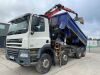 2013 DAF 85.410 8x4 32T Grab Truck c/w Palfinger Epsilon M1250 Extendable Crane - 7