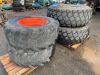 Set Of Turf Tyres (Semix 23.1 x 18 - 8 Stud) & (Michelin 445/70R24 - 8 Stud) - 3