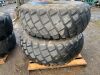 Set Of Turf Tyres (Semix 23.1 x 18 - 8 Stud) & (Michelin 445/70R24 - 8 Stud) - 4