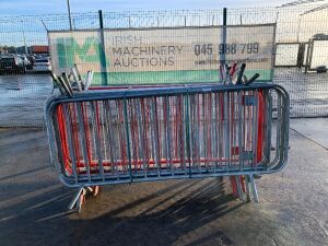 14 x Pedestrian Barriers