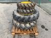 Complete Set Of Agri Tyres x 4 To Suit John Deere 3036E - 2