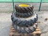 Complete Set Of Agri Tyres x 4 To Suit John Deere 3036E - 5