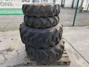 Complete Set Agri Tyres x 4 To Suit Kubota