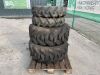 Complete Set Agri Tyres x 4 To Suit Kubota - 2