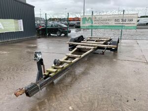 UNRESERVED Twin Axle Boat Trailer c/w Winch