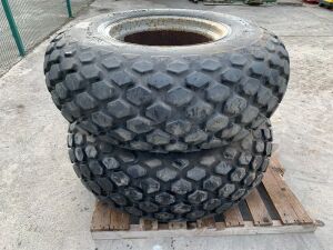 UNRESERVED 2 x Flotation Tyres To Suit Massey Ferguson