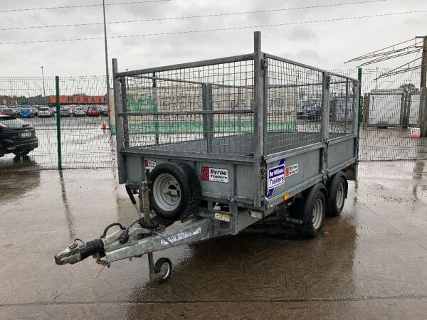 UNRESERVED 2017 Ifor Williams LM105GHD Twin Axle Dropside Trailer c/w High Mesh Sides