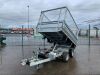 UNRESERVED 2022 UNUSED MTEC 8x5 Twin Axle High Mesh Sided Tipper