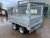 UNRESERVED 2022 UNUSED MTEC 8x5 Twin Axle High Mesh Sided Tipper - 3