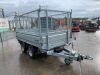 UNRESERVED 2022 UNUSED MTEC 8x5 Twin Axle High Mesh Sided Tipper - 7