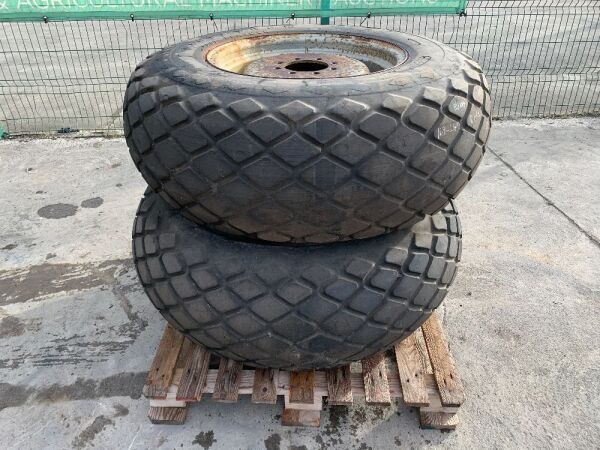 2 x Flotation Tyres To Suit Massey Ferguson